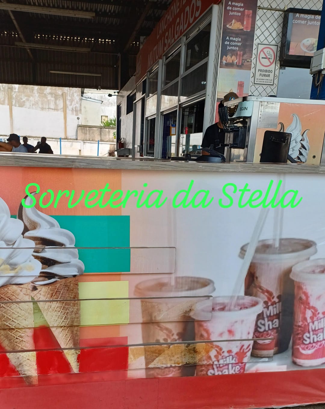 Sorveteria da Stella Na rodoviária